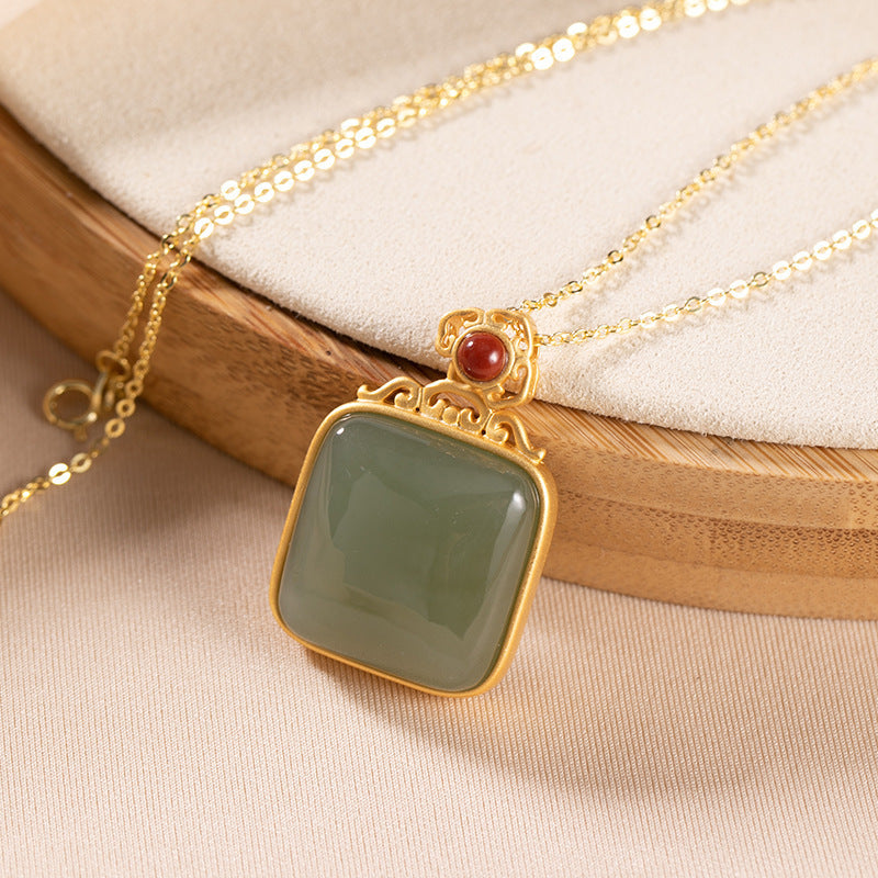 Vintage Handmade Gold Necklace