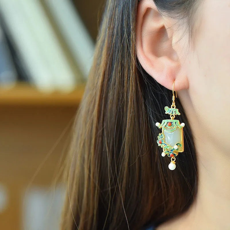 Delicate Artisan Silver Earring