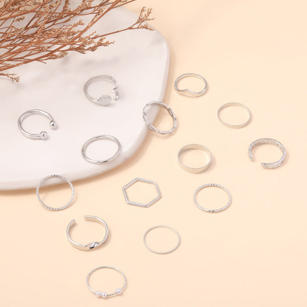 Delicate Artisan Pearl Ring