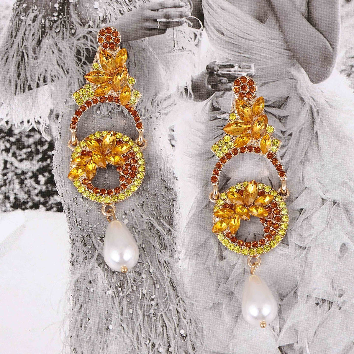 Delicate Artisan Pearl Earring