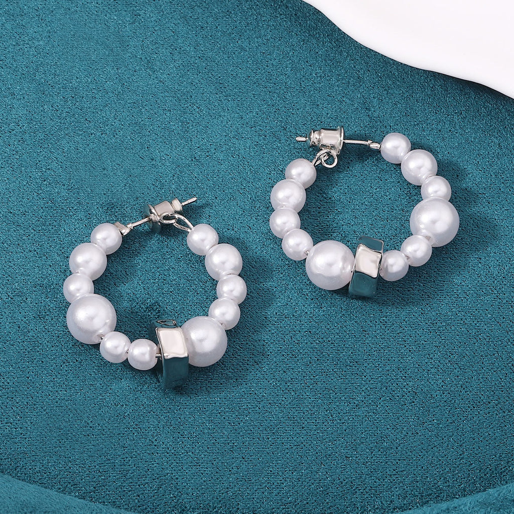 Delicate Artisan Pearl Earring