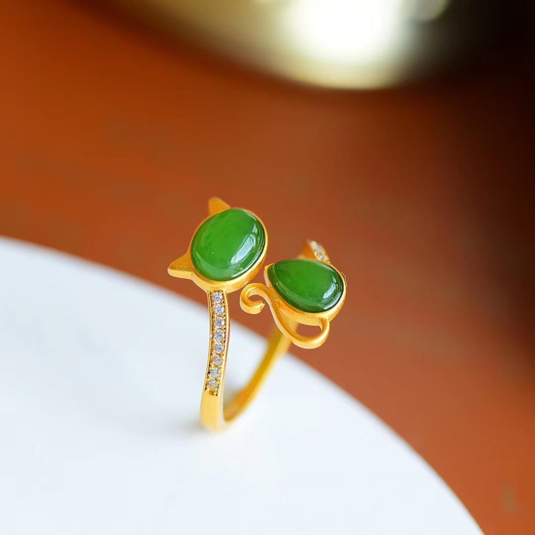 Delicate Artisan Gold Ring