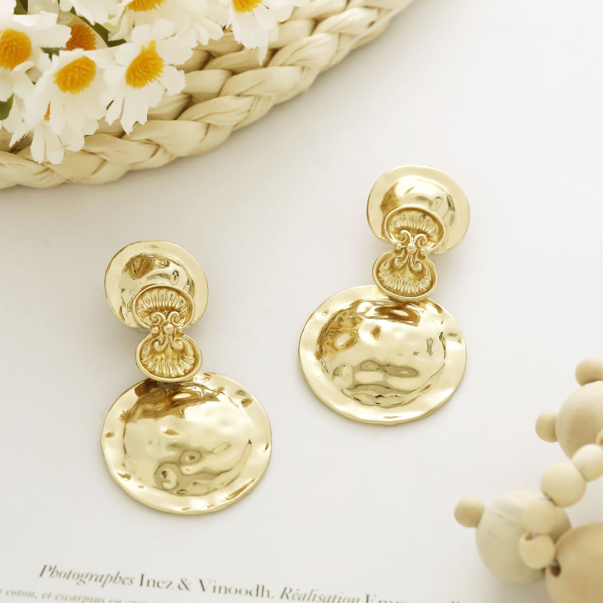 Beautiful Gold Earring with Unique Style