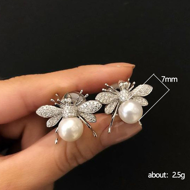 Delicate Artisan Pearl Earring