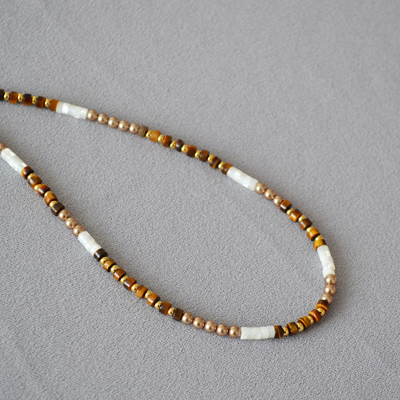 Delicate Artisan Pearl Necklace