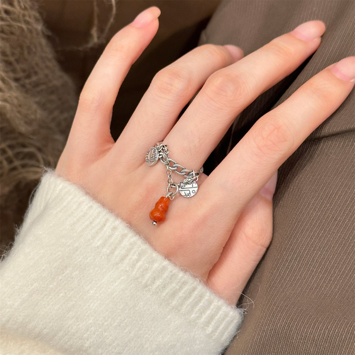 Delicate Artisan Silver Ring