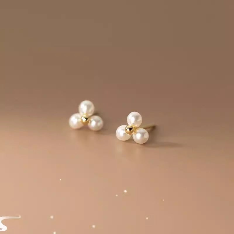 Delicate Artisan Pearl Earring