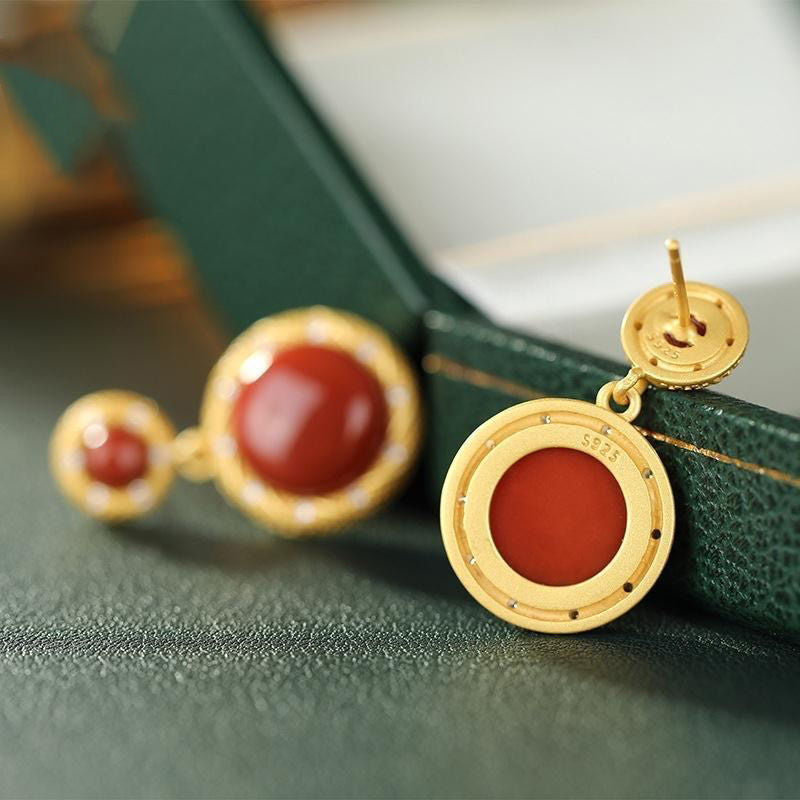 Vintage Handmade Gold Earring