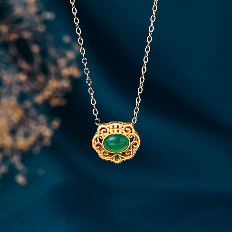 Delicate Artisan Gold Necklace