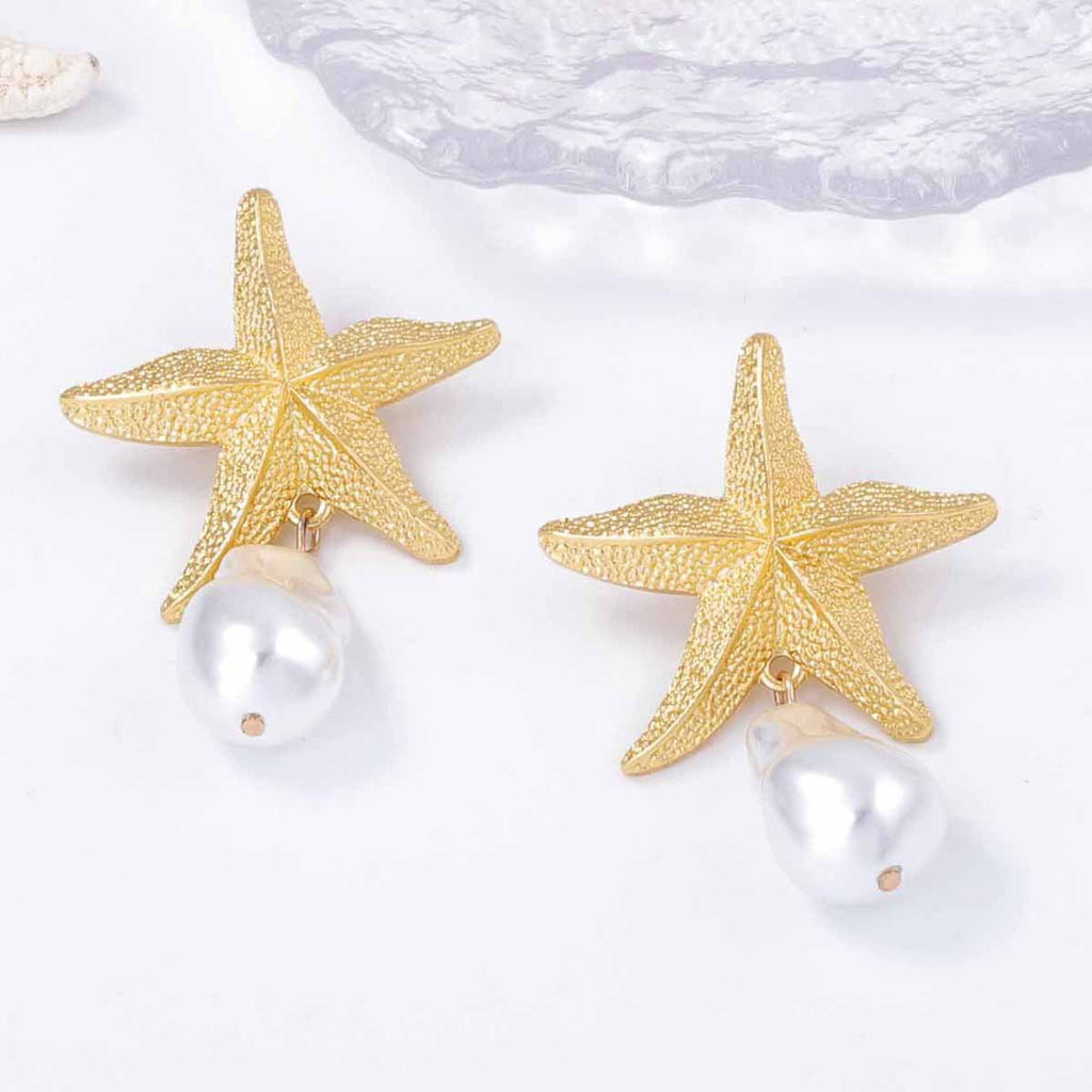 Delicate Artisan Pearl Earring