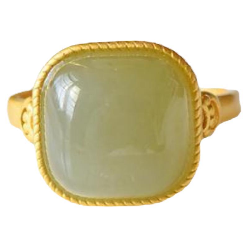 Delicate Artisan Gold Ring