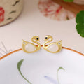 Romantic Gold Earring for Special Moments