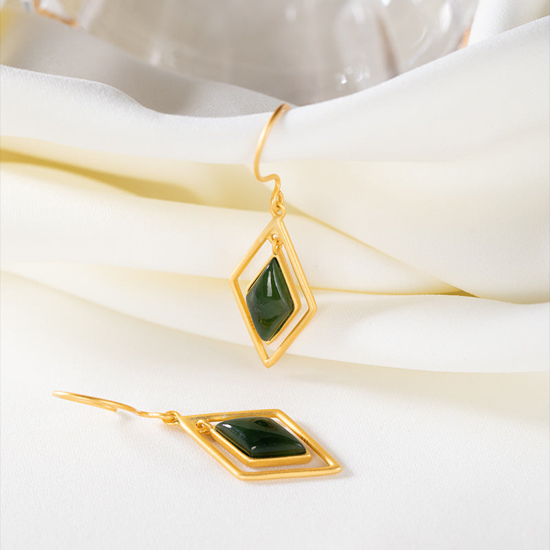 Delicate Artisan Gold Earring