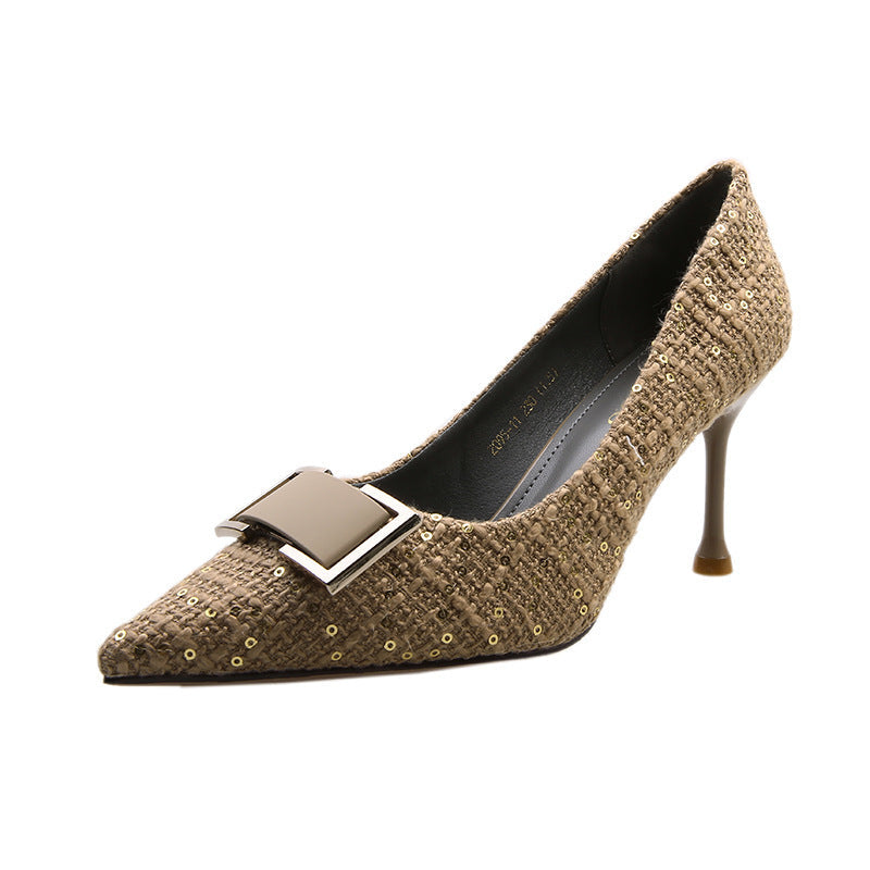 Chic Orthopedic Heels with Unique Design