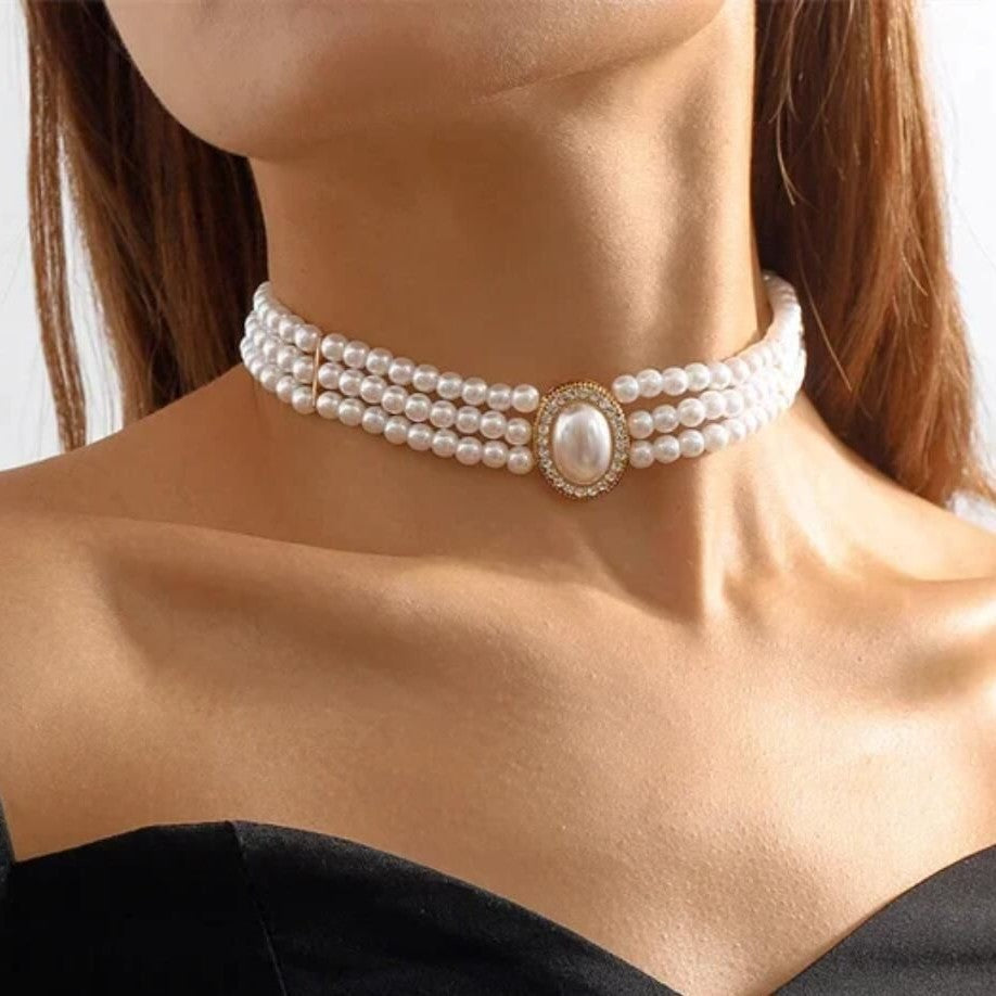 Delicate Artisan Pearl Necklace