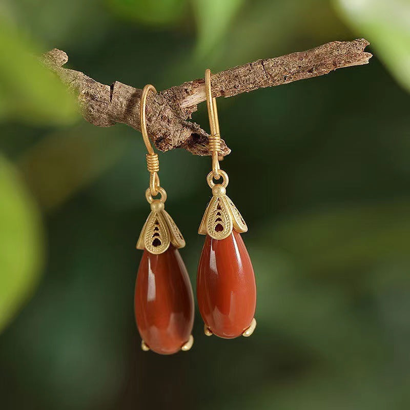 Delicate Artisan Silver Earring