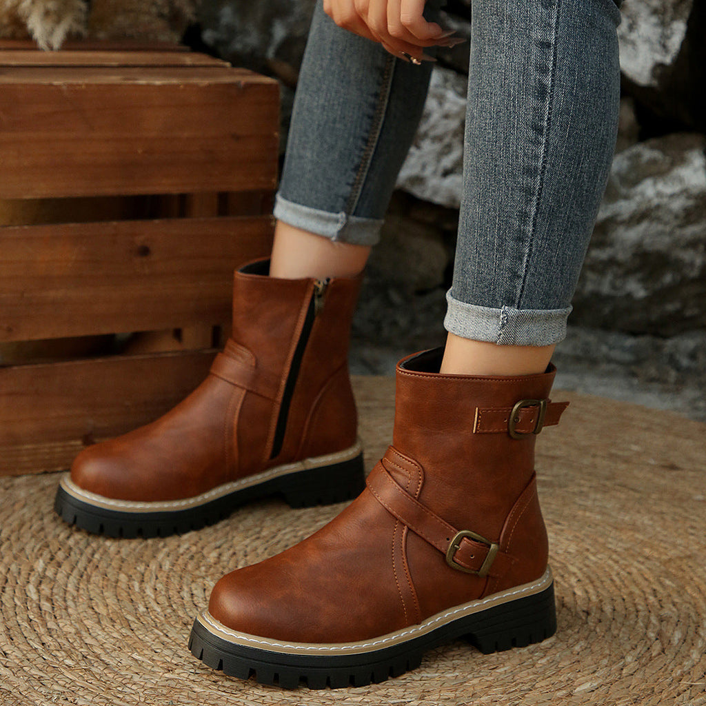 Classic Orthopedic Boots with Timeless Style