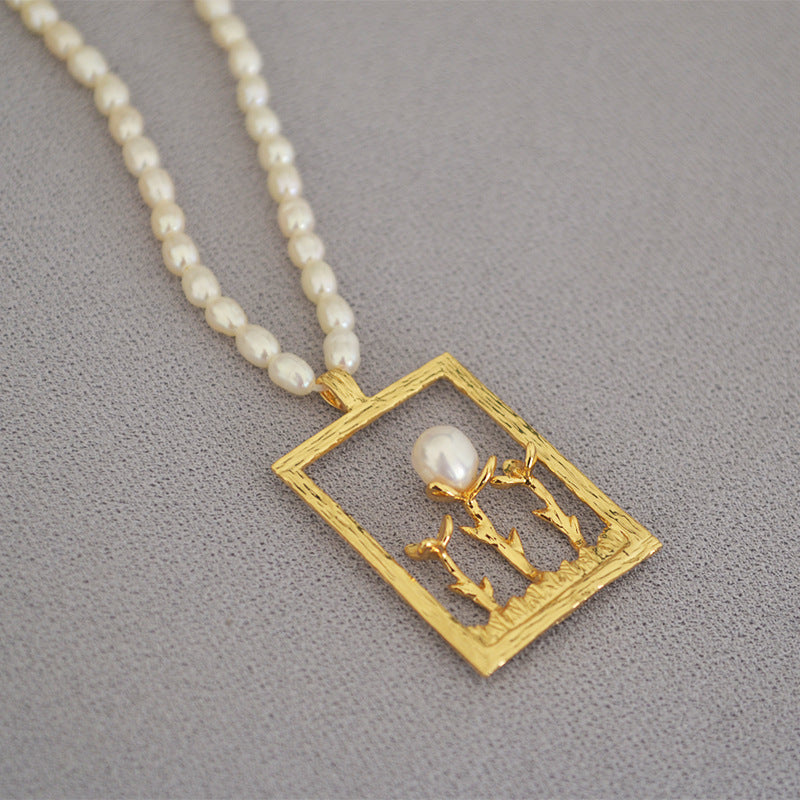 Delicate Artisan Gold Necklace