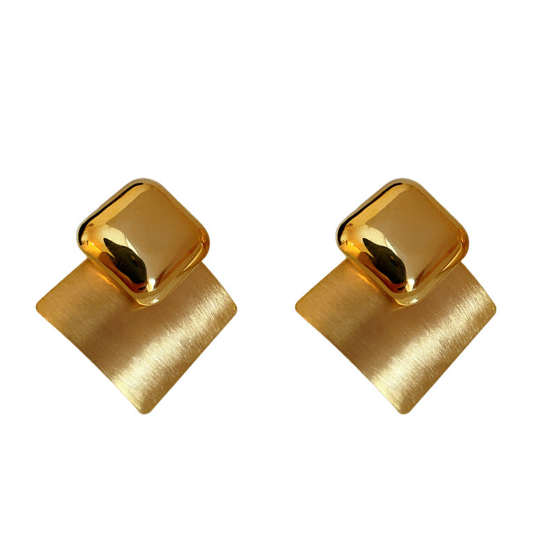 Delicate Artisan Gold Earring