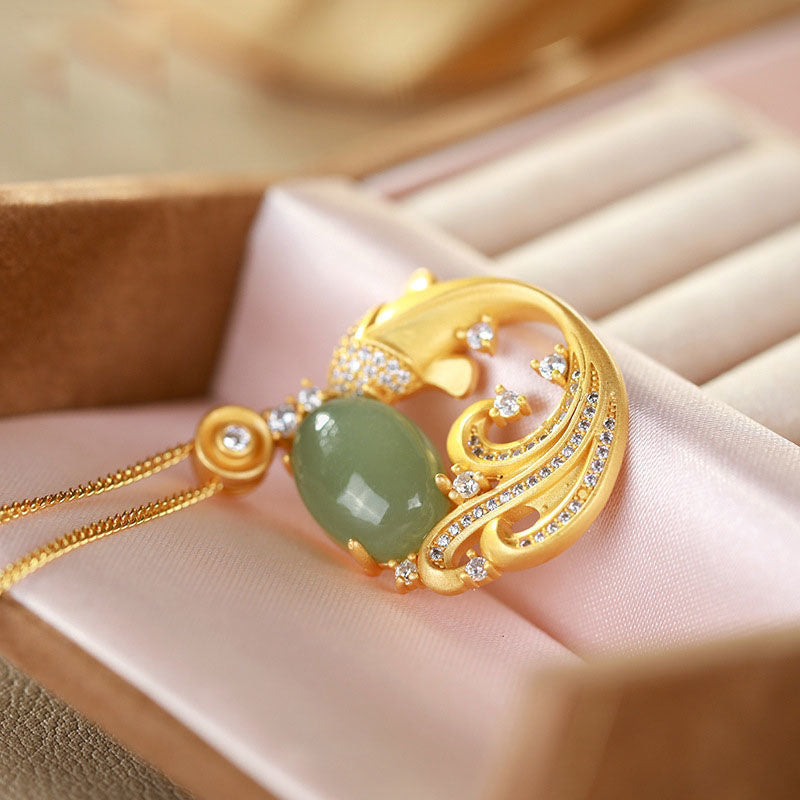 Vintage Handmade Gold Pendant