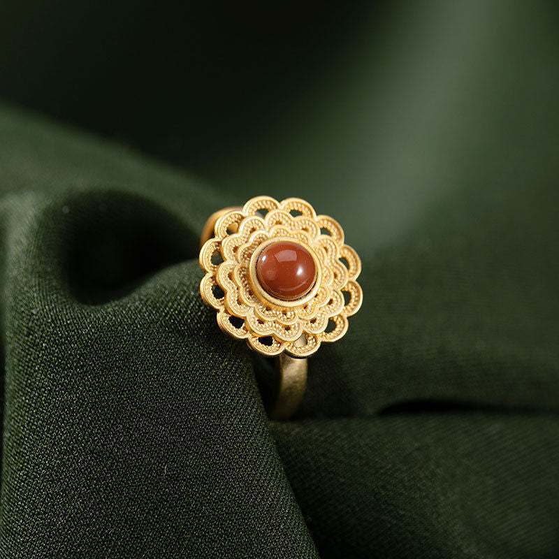 Delicate Artisan Silver Ring