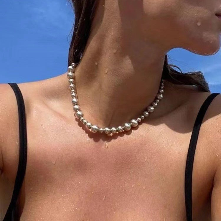 Vintage Handmade Silver Necklace