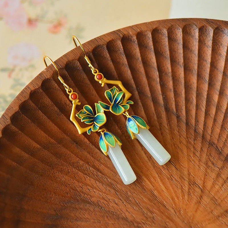 Delicate Artisan Silver Earring