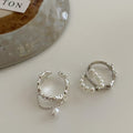 Delicate Artisan Pearl Ring