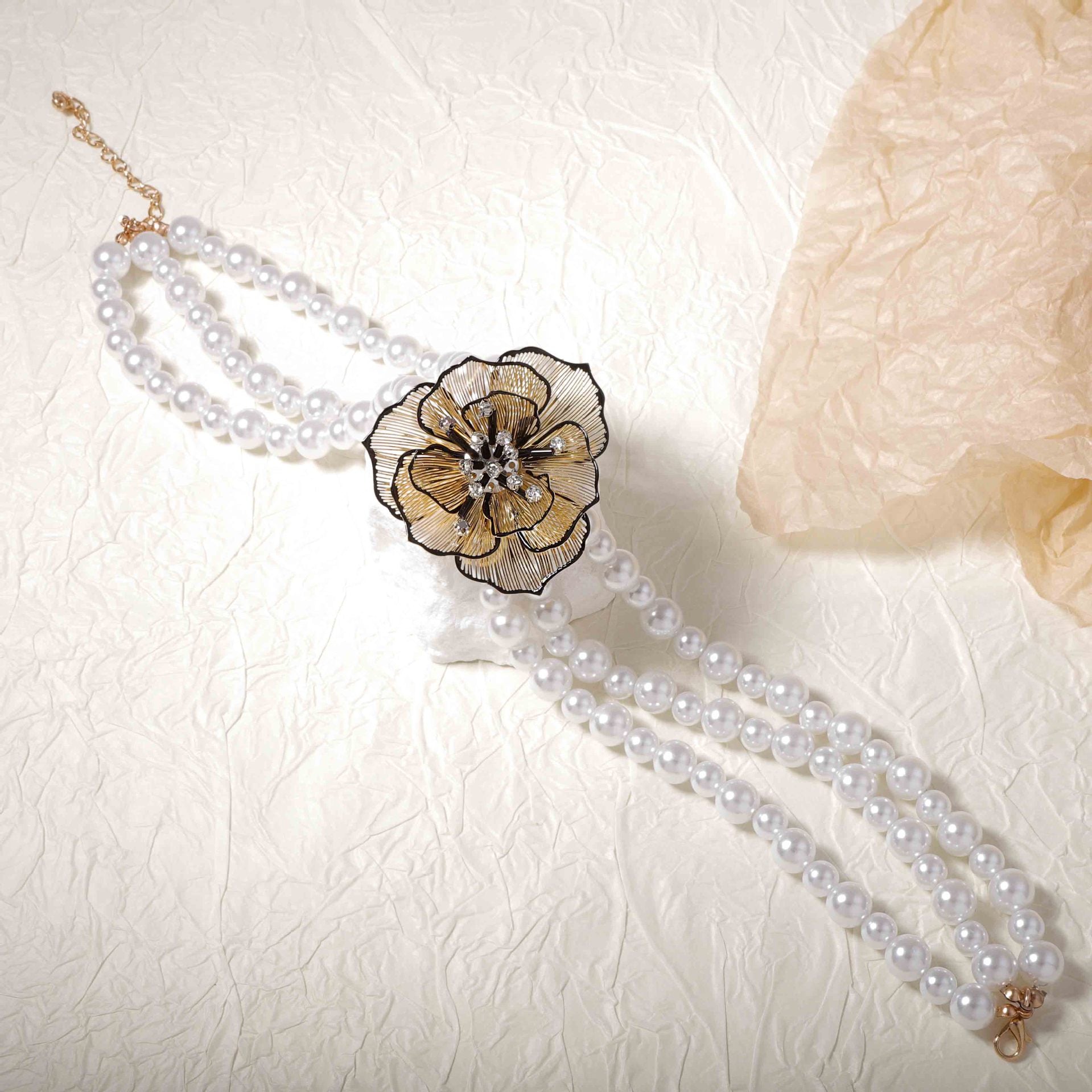Delicate Artisan Pearl Necklace