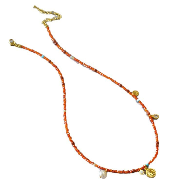 Vintage Handmade Gold Necklace