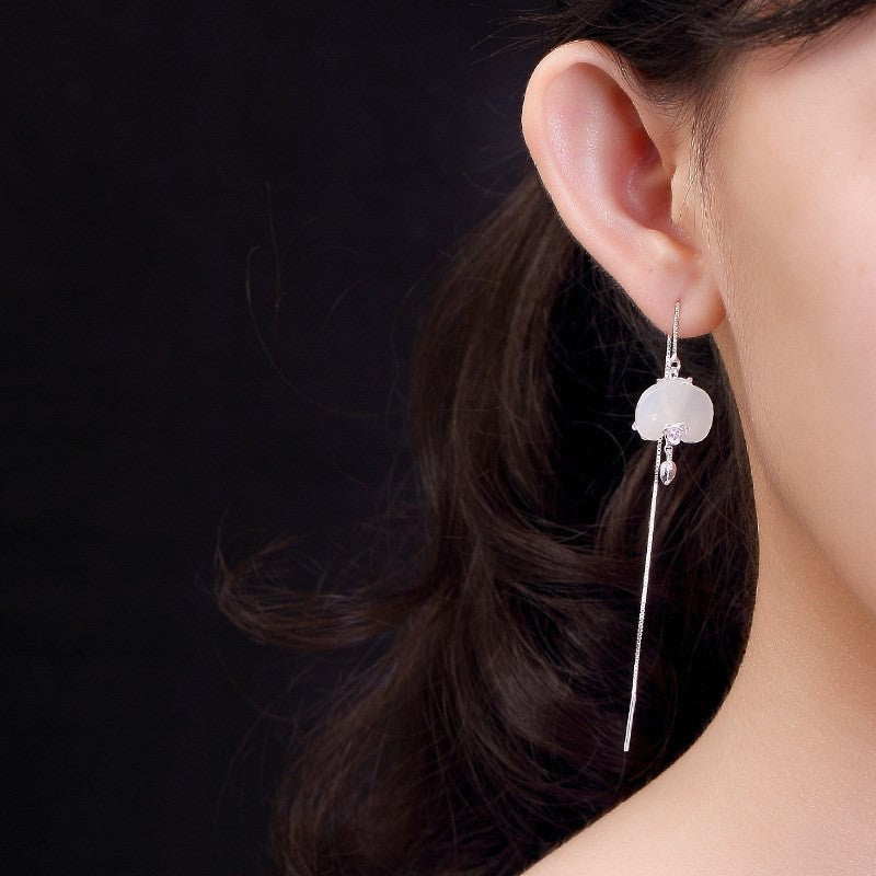 Delicate Artisan Silver Earring
