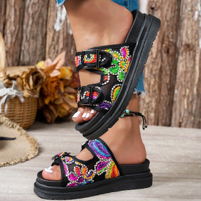 Vintage Inspired Orthopedic Sandals