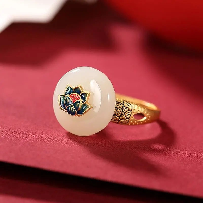 Delicate Artisan Gold Ring