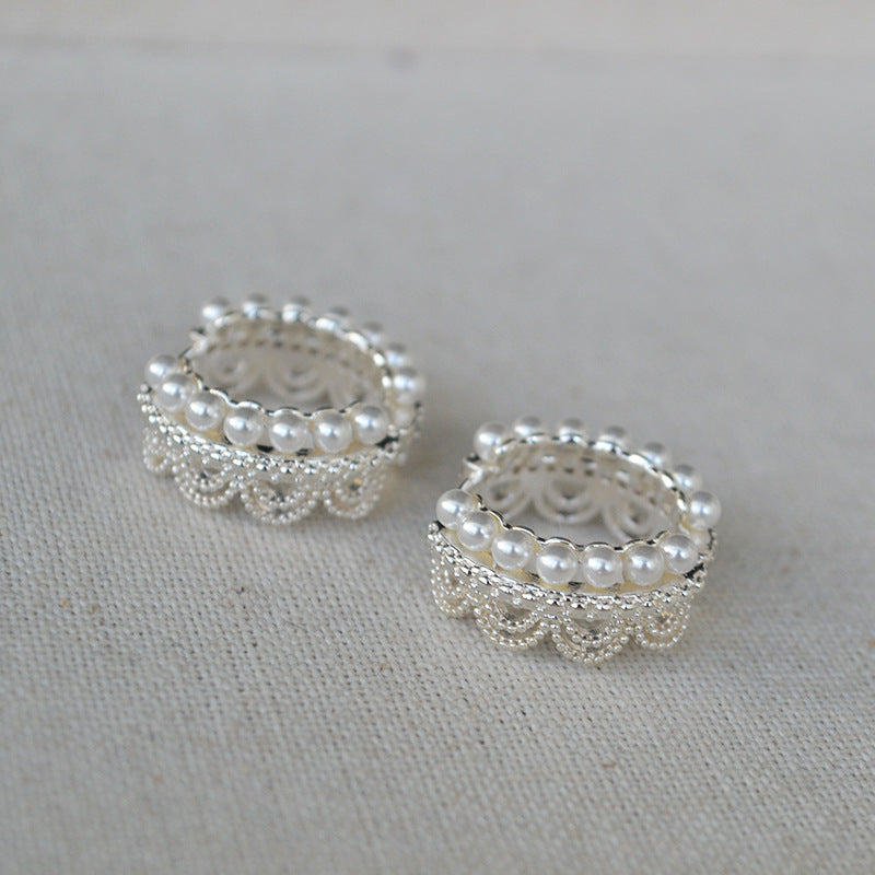 Vintage Handmade Gold Earring