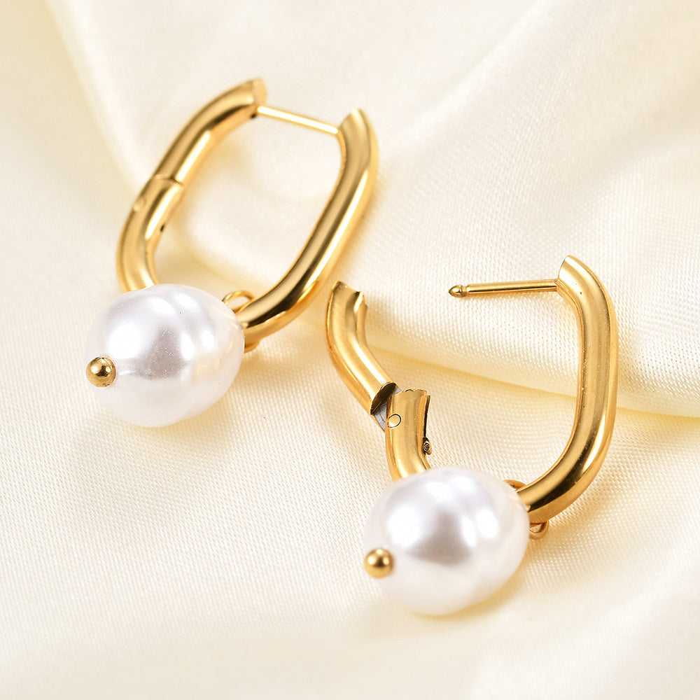 Vintage Handmade Gold Earring