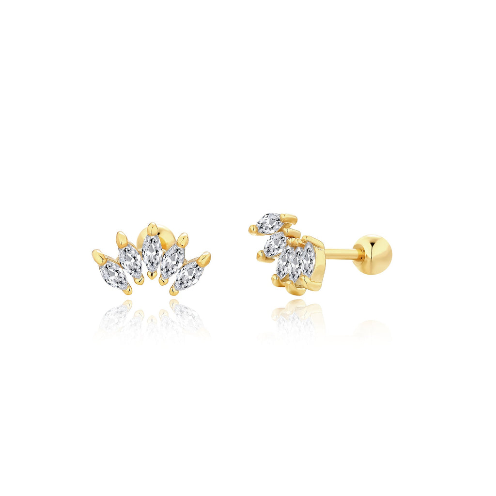 Romantic Gold Earring for Special Moments