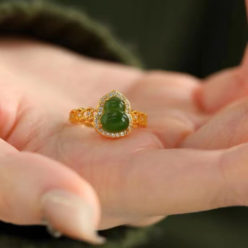 Delicate Artisan Gold Ring