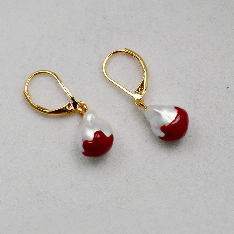 Delicate Artisan Gold Earring