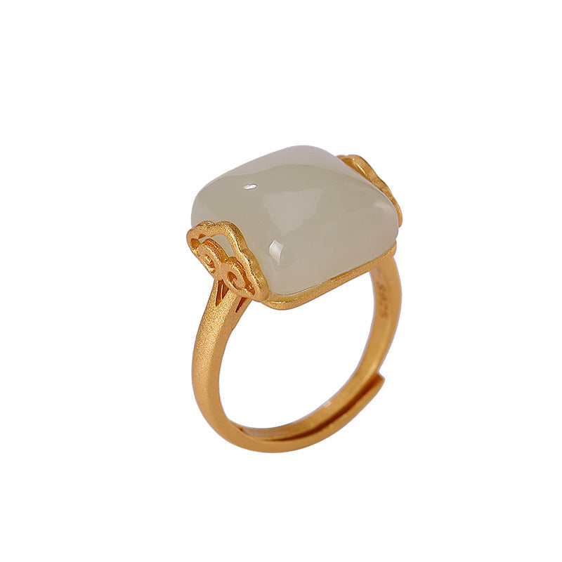 Delicate Artisan Gold Ring