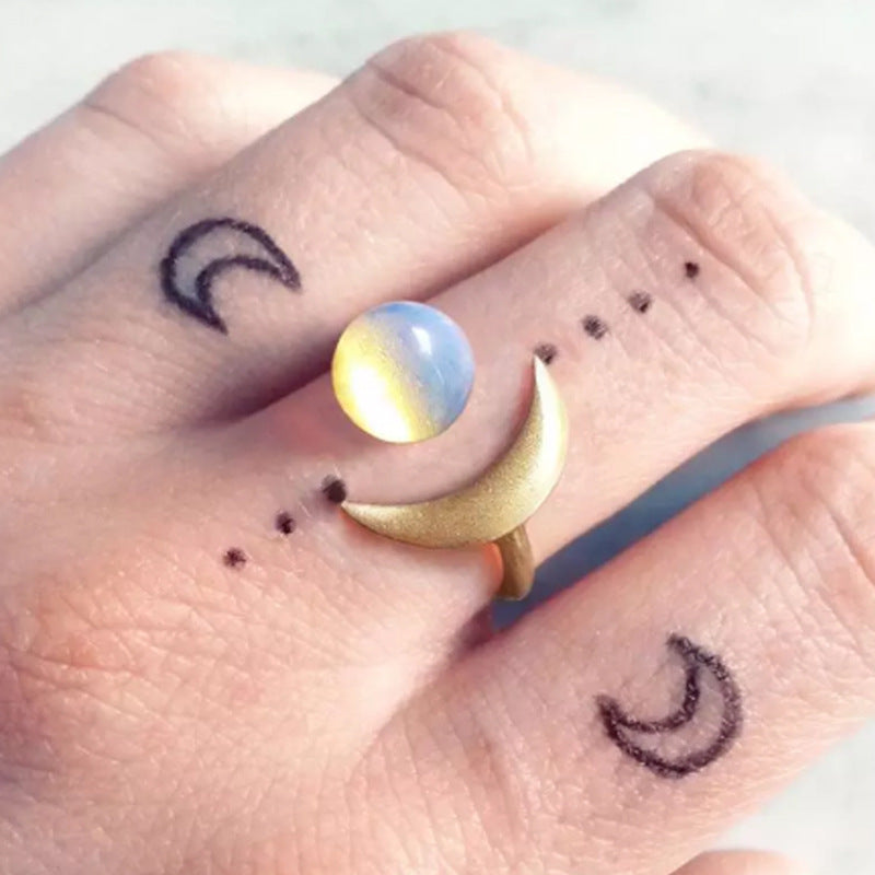 Delicate Artisan Gold Ring