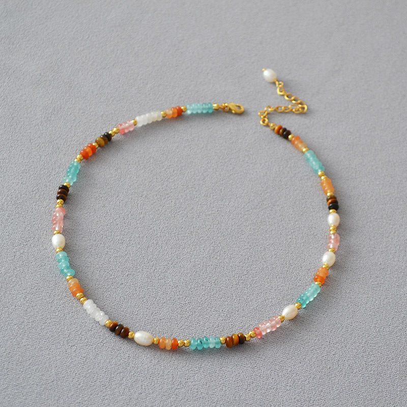 Delicate Artisan Pearl Necklace