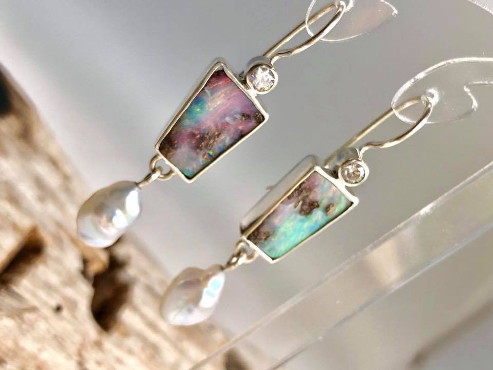 Vintage Handmade Pearl Earring
