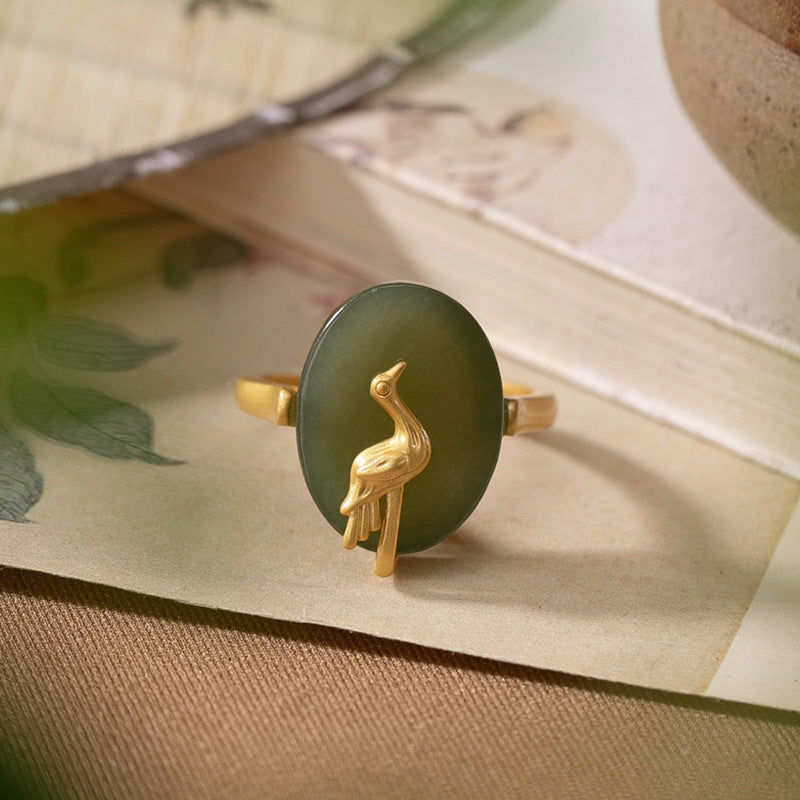 Delicate Artisan Gold Ring