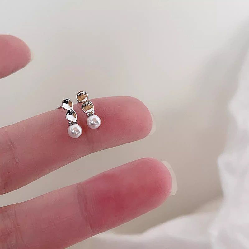Delicate Artisan Pearl Earring