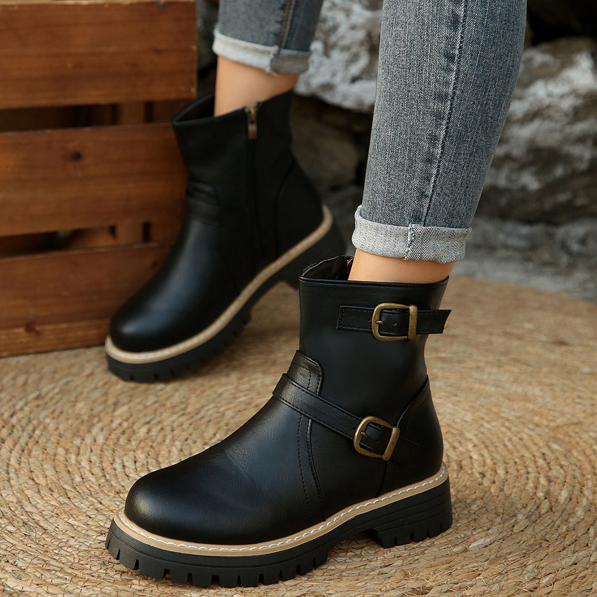 Classic Orthopedic Boots with Timeless Style