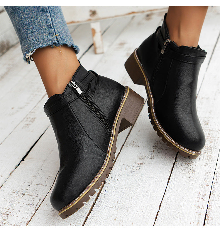 Classic Orthopedic Boots with Timeless Style
