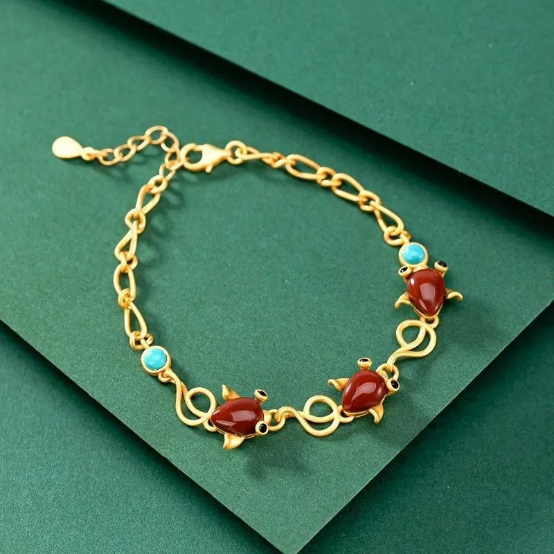 Delicate Artisan Gold Bracelet