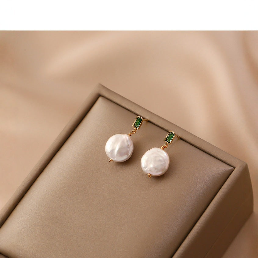 Delicate Artisan Pearl Earring