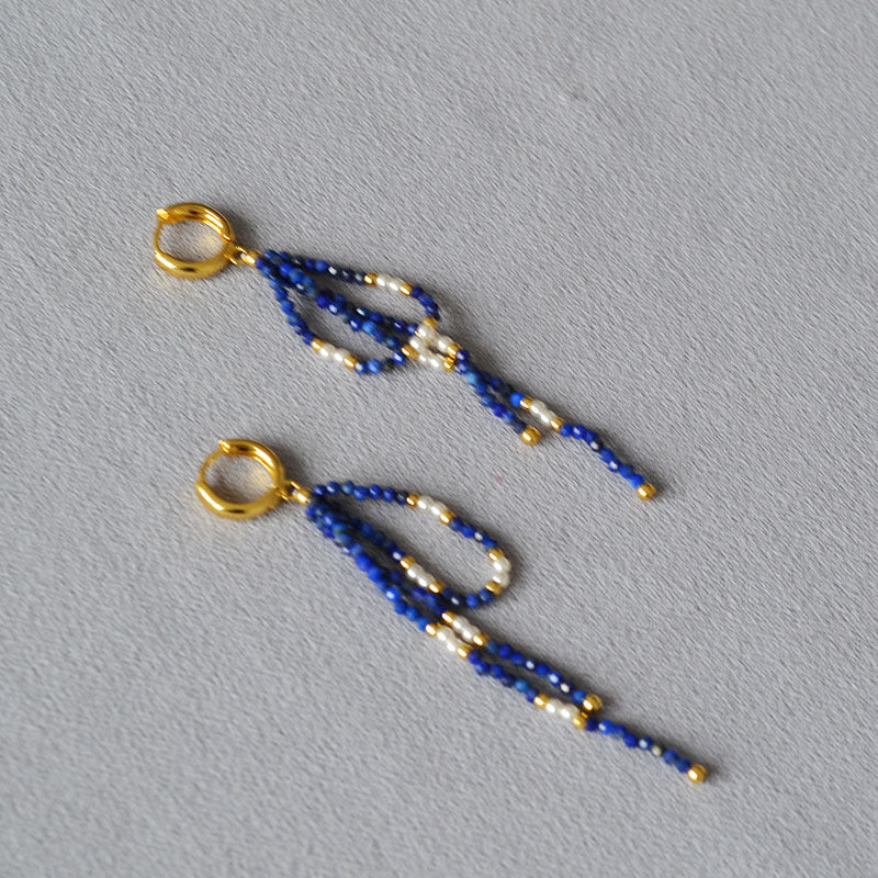 Delicate Artisan Pearl Earring