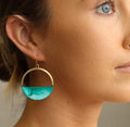 Vintage Handmade Gold Earring